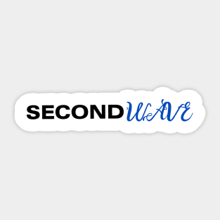 Second Wave 9 Sticker